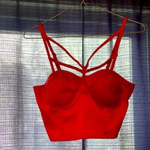 Red Corset Top